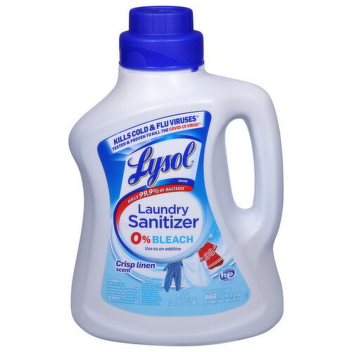 Lysol Laundry Sanitizer, 0% Bleach, Crisp Linen Scent