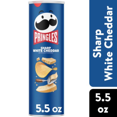 Pringles Sharp White Cheddar Potato Crisps