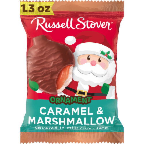 Russell Stover Christmas Milk Chocolate Chocolate Marshmallow Ornament