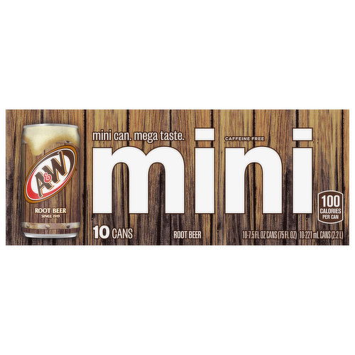 A&W Soda, Root Beer, Mini