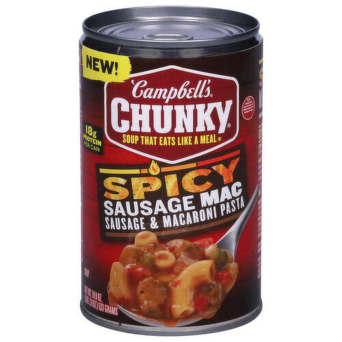 Campbell's Chunky Spicy Sausage Mac Soup