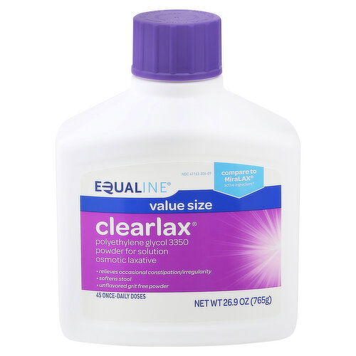 Equaline Clearlax, Value Size