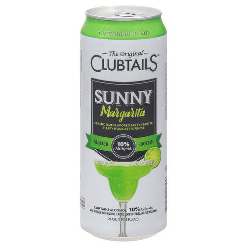 Clubtails Cocktail, Sunny Margarita, Premium