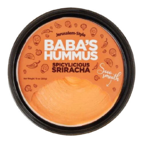 Baba's Spicylicious Sriracha Hummus