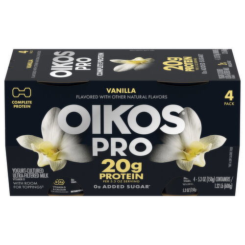Oikos Pro Vanilla Yogurt