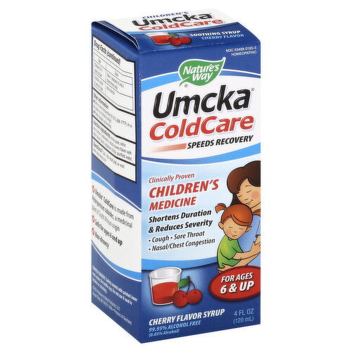 Nature's Way Umcka ColdCare, Children's, Syrup, Cherry Flavor