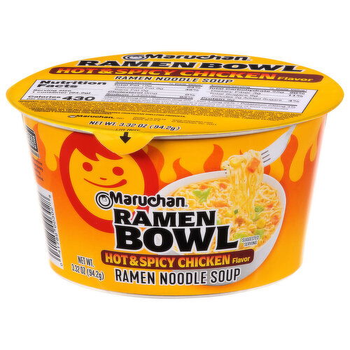 Maruchan Ramen Bowl, Hot & Spicy Chicken Flavor