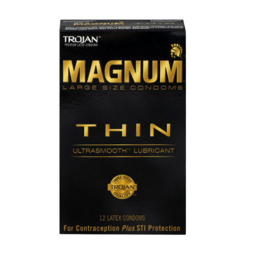 Trojan  Magnum Latex Thin Lubricated Condoms