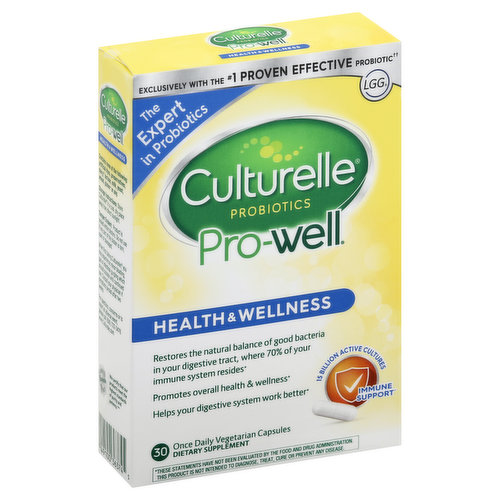 Culturelle Probiotics, Vegetarian Capsules