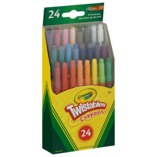 Crayola Twistables Crayons, Mini, Nontoxic, 3+