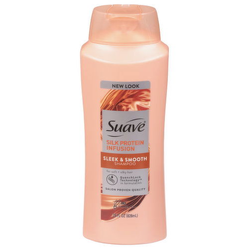 Suave Shampoo, Silk Protein Infusion, Sleek & Smooth