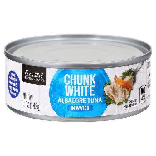 Essential Everyday Albacore Tuna in Water, Chunk White