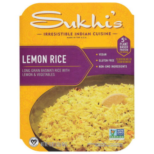 Sukhi's Indian Lemon Rice Side Dish