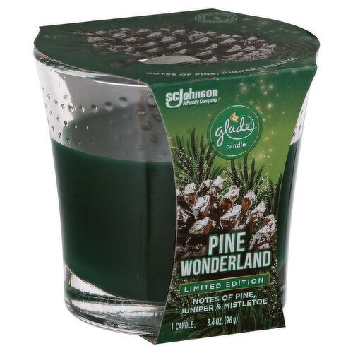 Glade Candle, Pine Wonderland