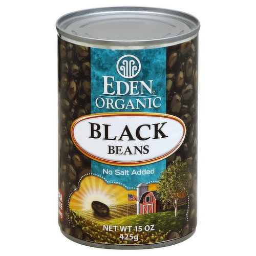 Eden Organic Black Beans, No Salt Added