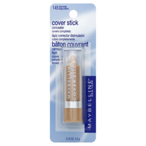 maybelline Concealer, Cover Stick, Deep Beige 145