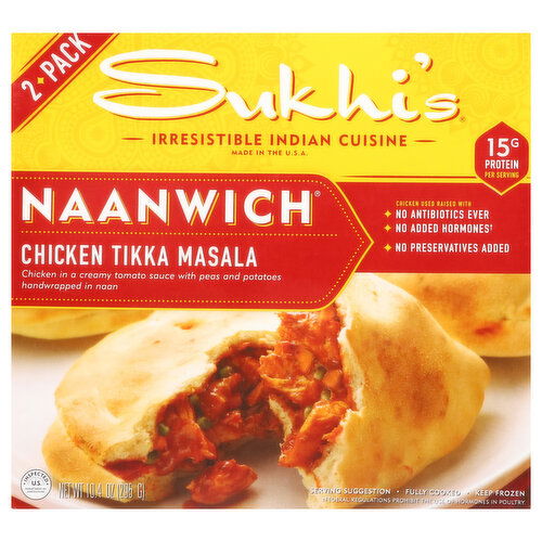 Sukhi's Chicken Tikka Masala Naanwich