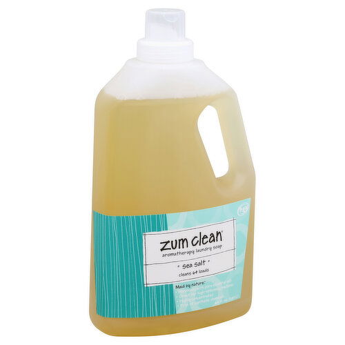 Zum Clean Laundry Soap, Aromatherapy, Sea Salt