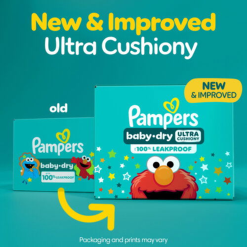 Pampers Baby Dry Baby Dry Diapers, Size 4, 92 Count