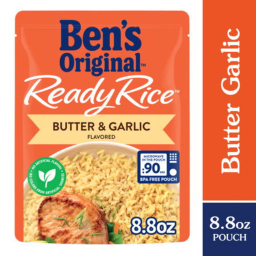 Ben's Original Ready Rice Rice, Butter & Garlic Flavored