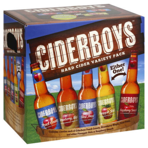 Ciderboys Hard Cider, Variety Pack