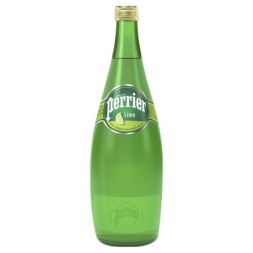 Perrier Mineral Water, Flavored Carbonated, Lime