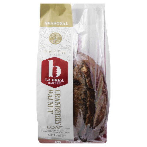 La Brea Bakery Loaf, Cranberry Walnut