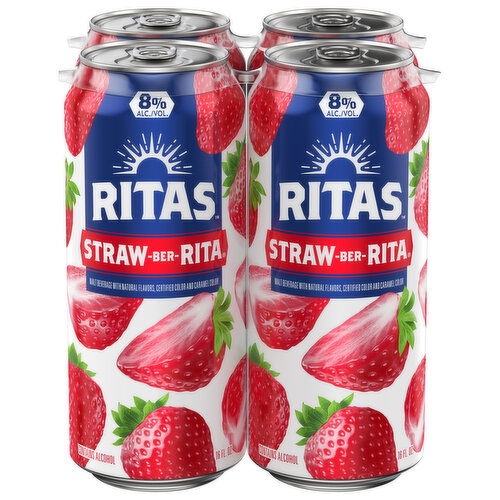 Ritas Malt Beverage, Straw-Ber-Rita