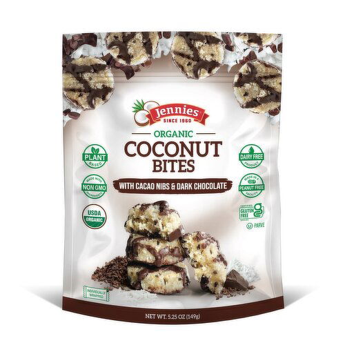 Jennies Coconut Bites, Organic