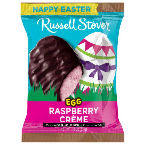 Russell Stover Egg, Raspberry Creme