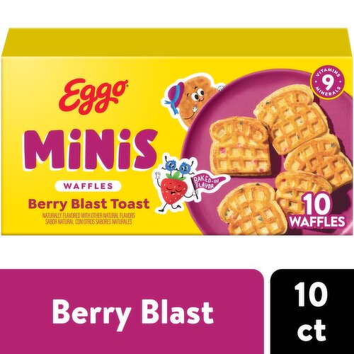 Eggo Frozen Waffle Bites, Berry Blast Toast