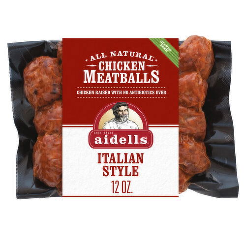 Aidells Chicken Meatballs, Italian Style with Mozzarella Cheese