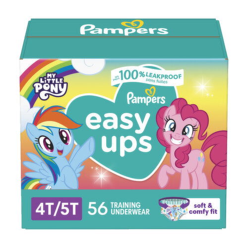 Pampers Easy Ups Easy Ups Training Underwear Girls Size 6 4T-5T