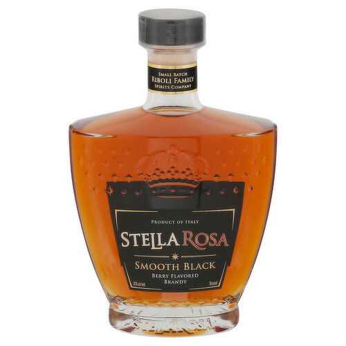 Stella Rosa Brandy, Berry Flavored, Smooth Black