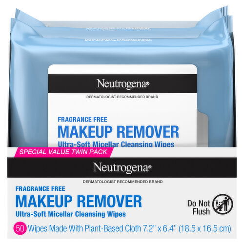 Neutrogena Makeup Remover, Ultra-Soft, Cleansing Towelettes