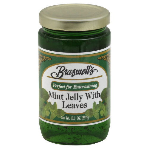 Braswell's Jelly, Mint with Leaves