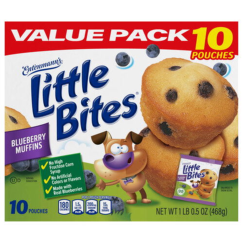 Entenmann's Little Bites Muffins, Blueberry, Value Pack