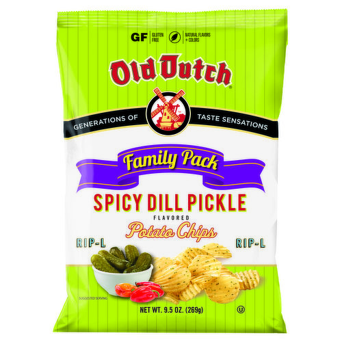 Old Dutch Spicy Dill Pickle Potato Chips