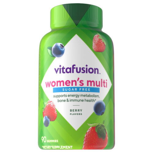 Vitafusion Gummies Sugar Free Berry Flavors Women's Multi