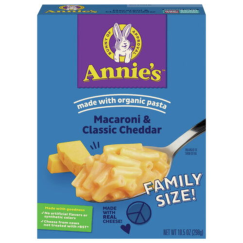 Annie's Macaroni & Classic Cheddar Family Size