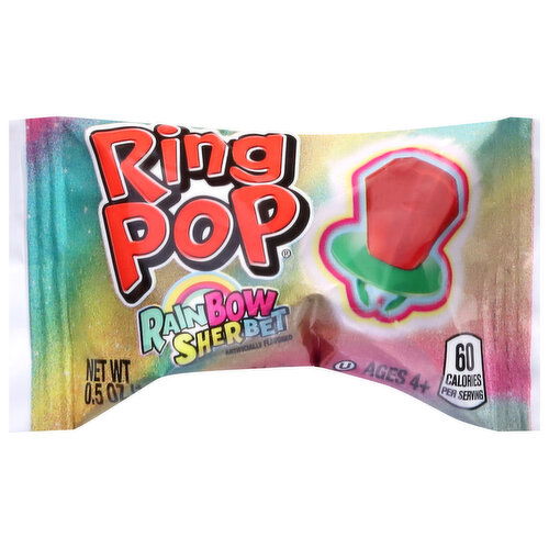 Ring Pop Rainbow Sherbet Candy