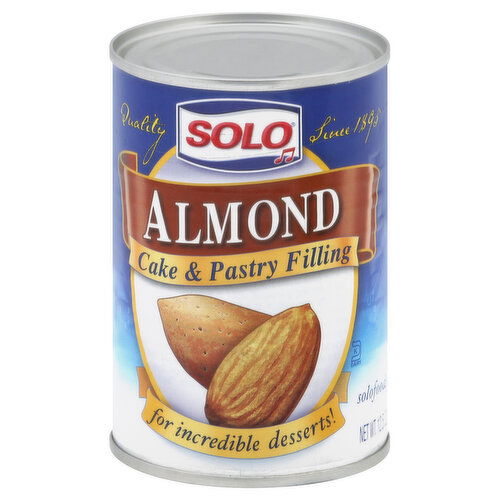 Solo Cake & Pastry Filling, Almond