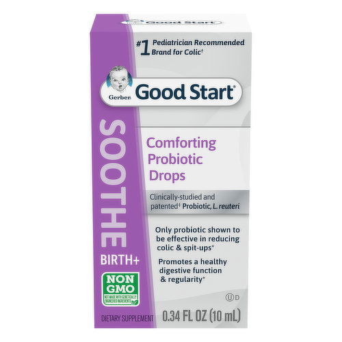 Gerber Good Start Soothe Comforting Probiotic Drops Dietary Supplement