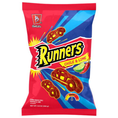 Barcel Runners Corn Snack, Chile & Lime