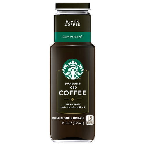 Starbucks Iced Coffee, Medium Roast, Black, Unsweetened