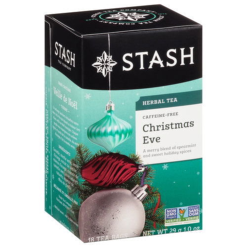 Stash Herbal Tea, Caffeine-Free, Christmas Eve, Tea Bags