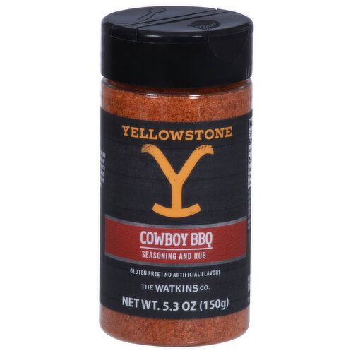 Yellowstone Seasoning and Rub, Cowboy BBQ