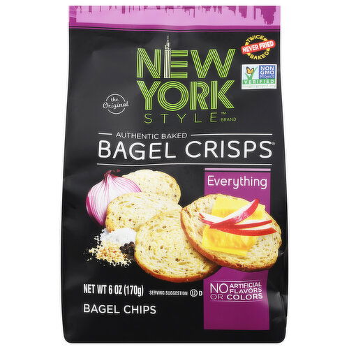 New York Style Bagel Chips, Everything