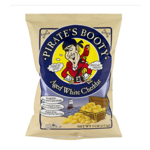 Pirate's Booty Aged White Cheddar Rice &  Corn Puffs