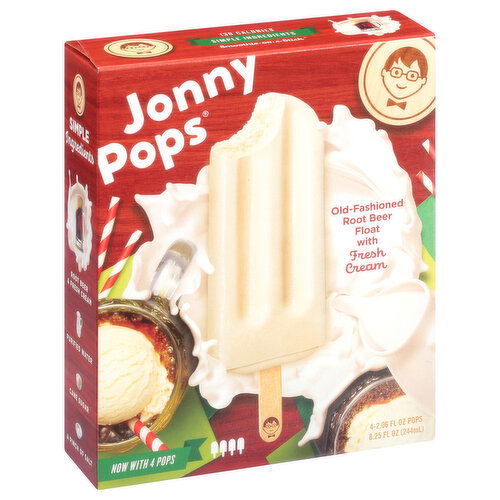 JonnyPops Old-Fashioned Root Beer Float with Fresh Cream